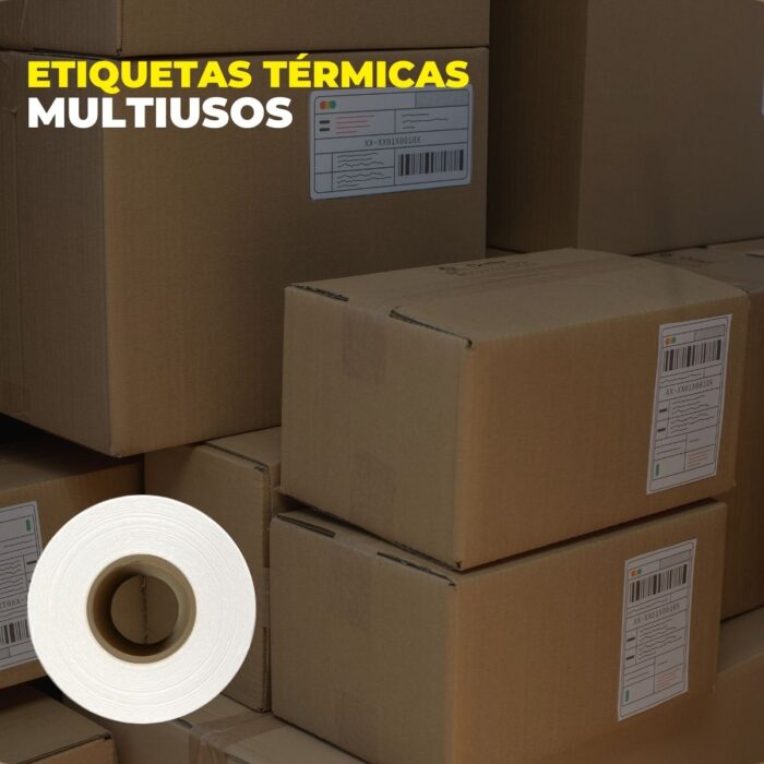 Etiquetas termicas para clasificacion de cajas